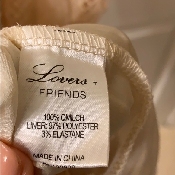 Lovers + Friends Caspian Shift Dress Blush/Cream - Picture 7 of 7